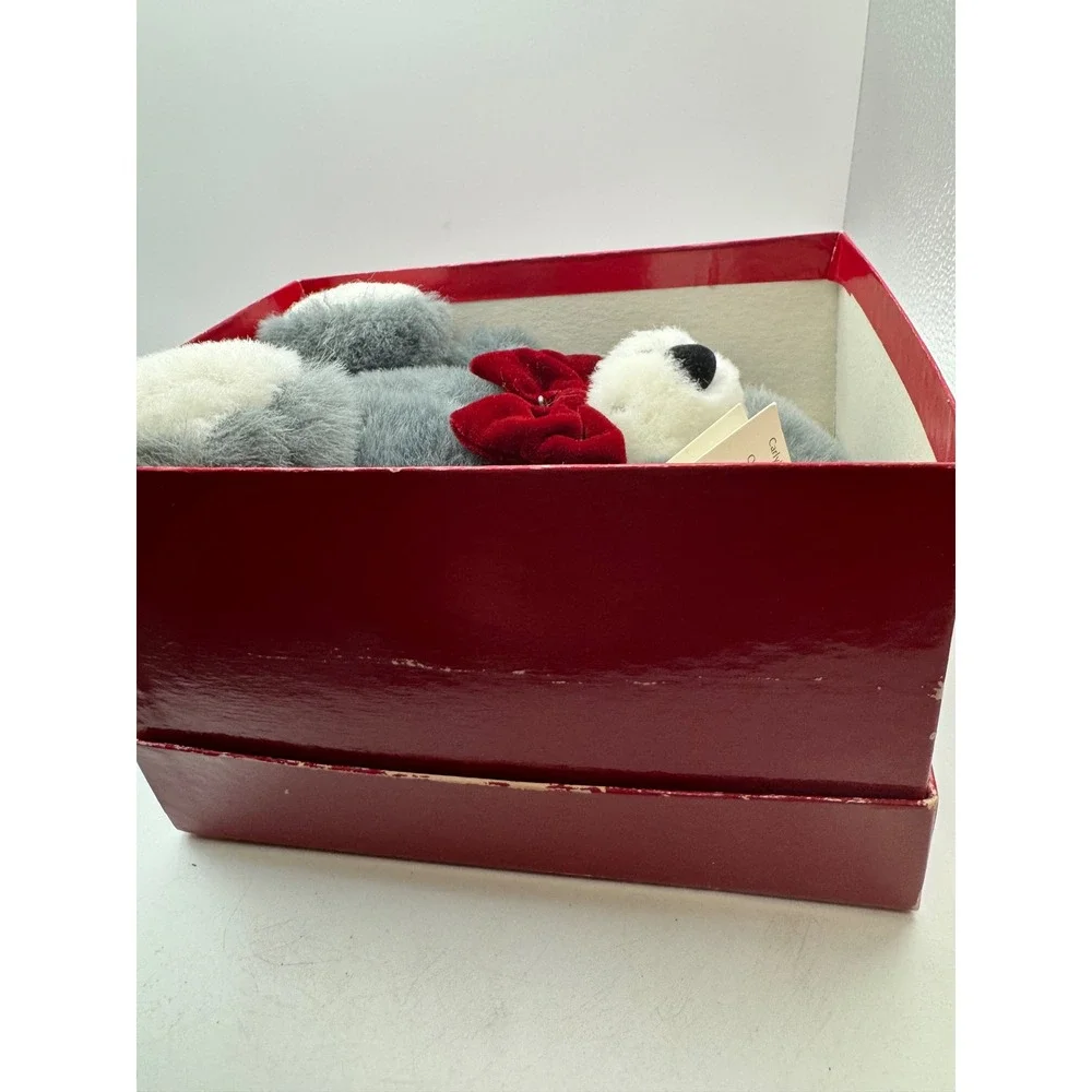 Carlyle Cub 1995 Teddy Bear Collectible Plush Red Bow‎ Gift Box